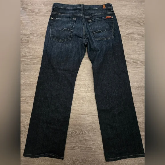Mens 7 For All Mankind Straight Jeans - Picture 2 of 6